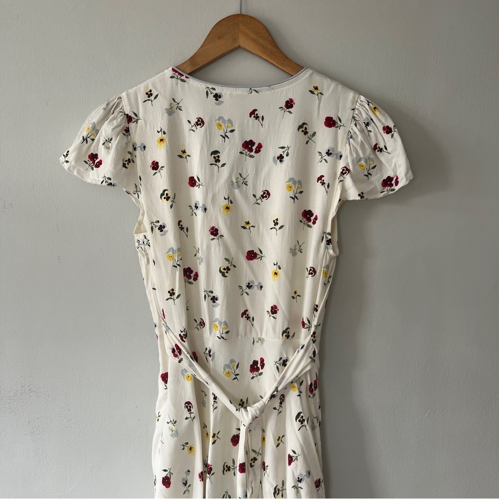 Gap x Doen Floral Midi Dress Size 4 - Picture 6 of 7